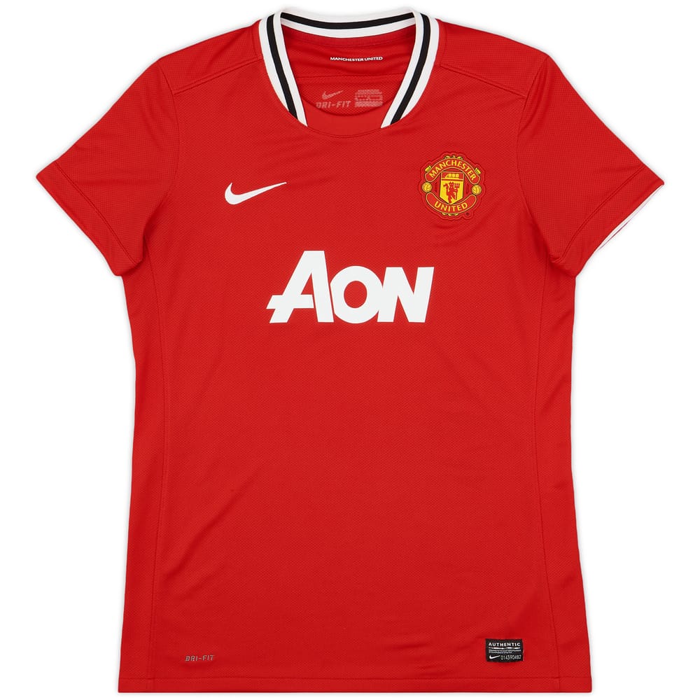 2011-12 Manchester United Home Shirt - 8/10 - (Women's M)