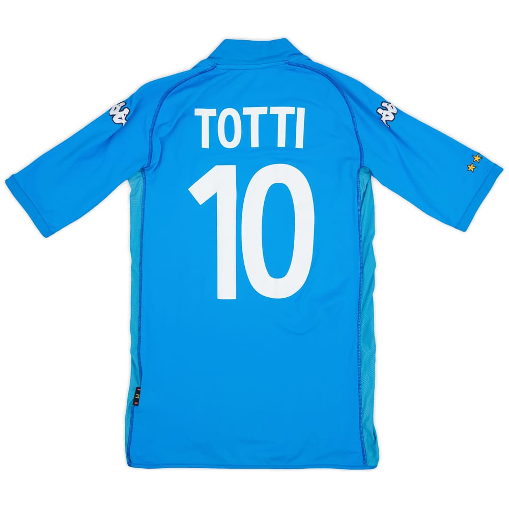 2002 Italy Home Shirt Totti #10 - 6/10 - (M)