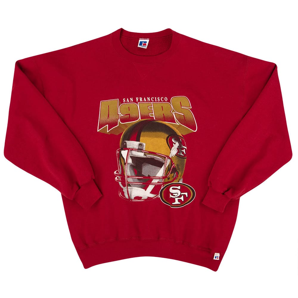 1990s San Francisco 49ers Russell Athletic Sweat Top XL