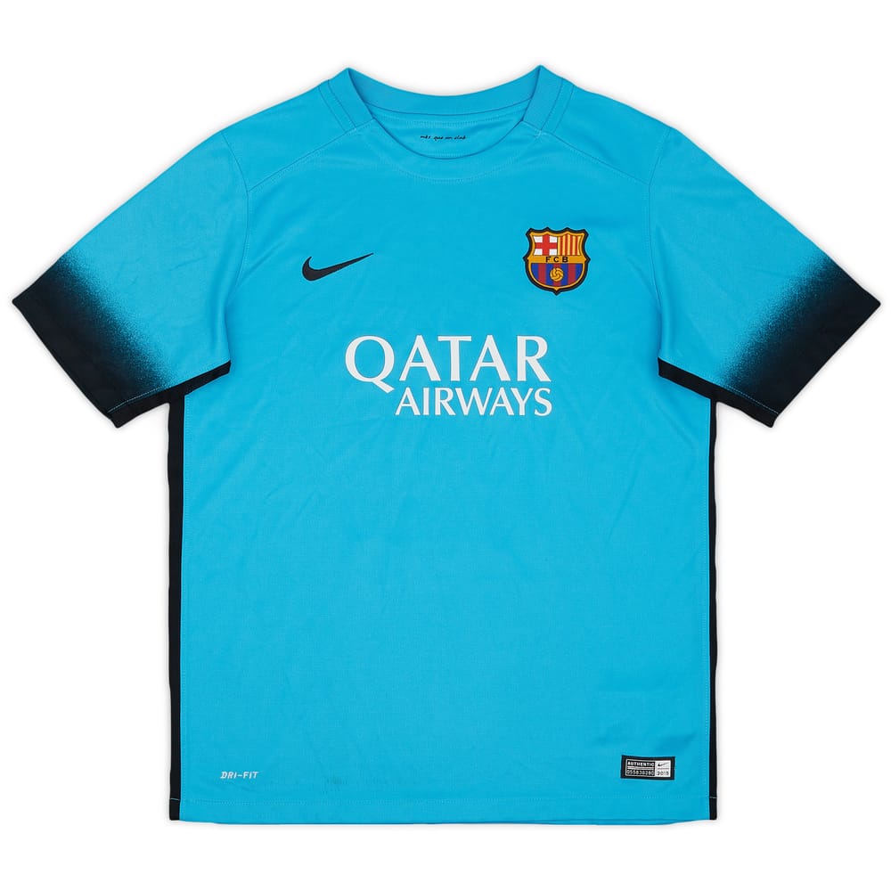 2015-16 Barcelona Third Shirt - 8/10 - (XL.Boys)