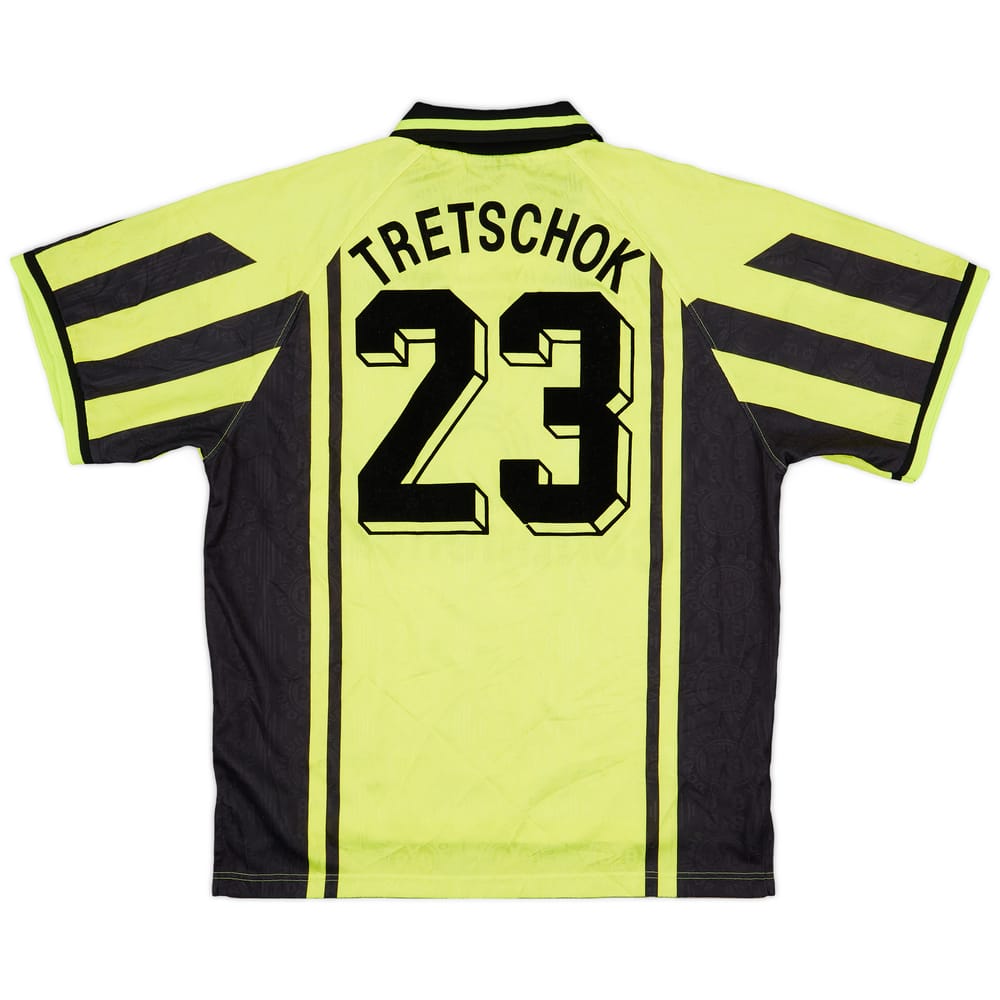 1996-97 Borussia Dortmund Home Shirt Tretschok #23 - 9/10 - (XL)