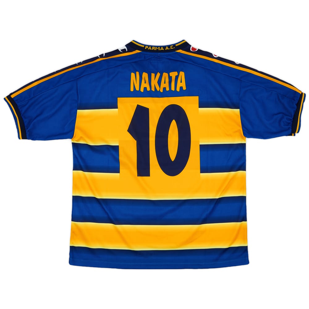 2001-02 Parma Home Shirt Nakata #10 - 8/10 - (L)