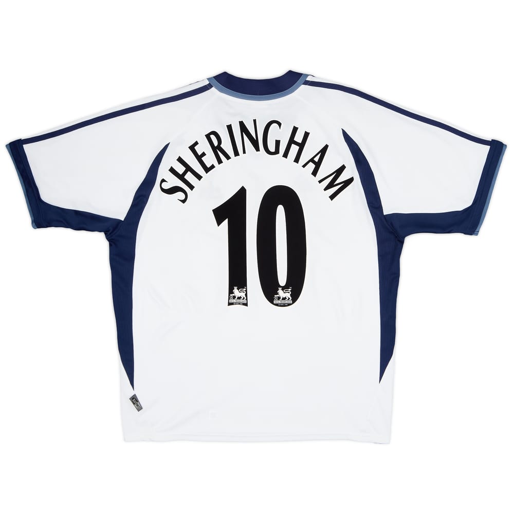 2001-02 Tottenham Home Shirt Sheringham #10 - 8/10 - (L)