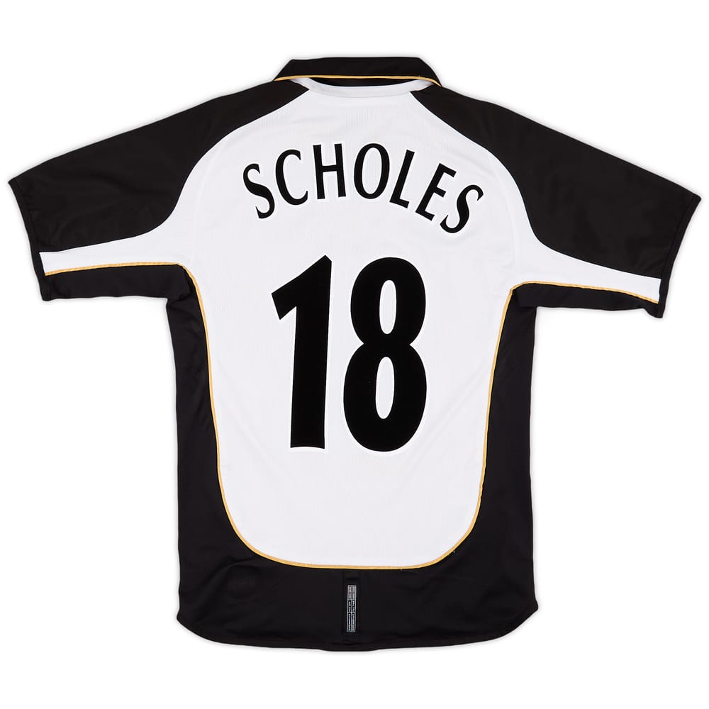 2001-02 Manchester United Centenary Away/Third Shirt Scholes #18 - 7/10 - (S)