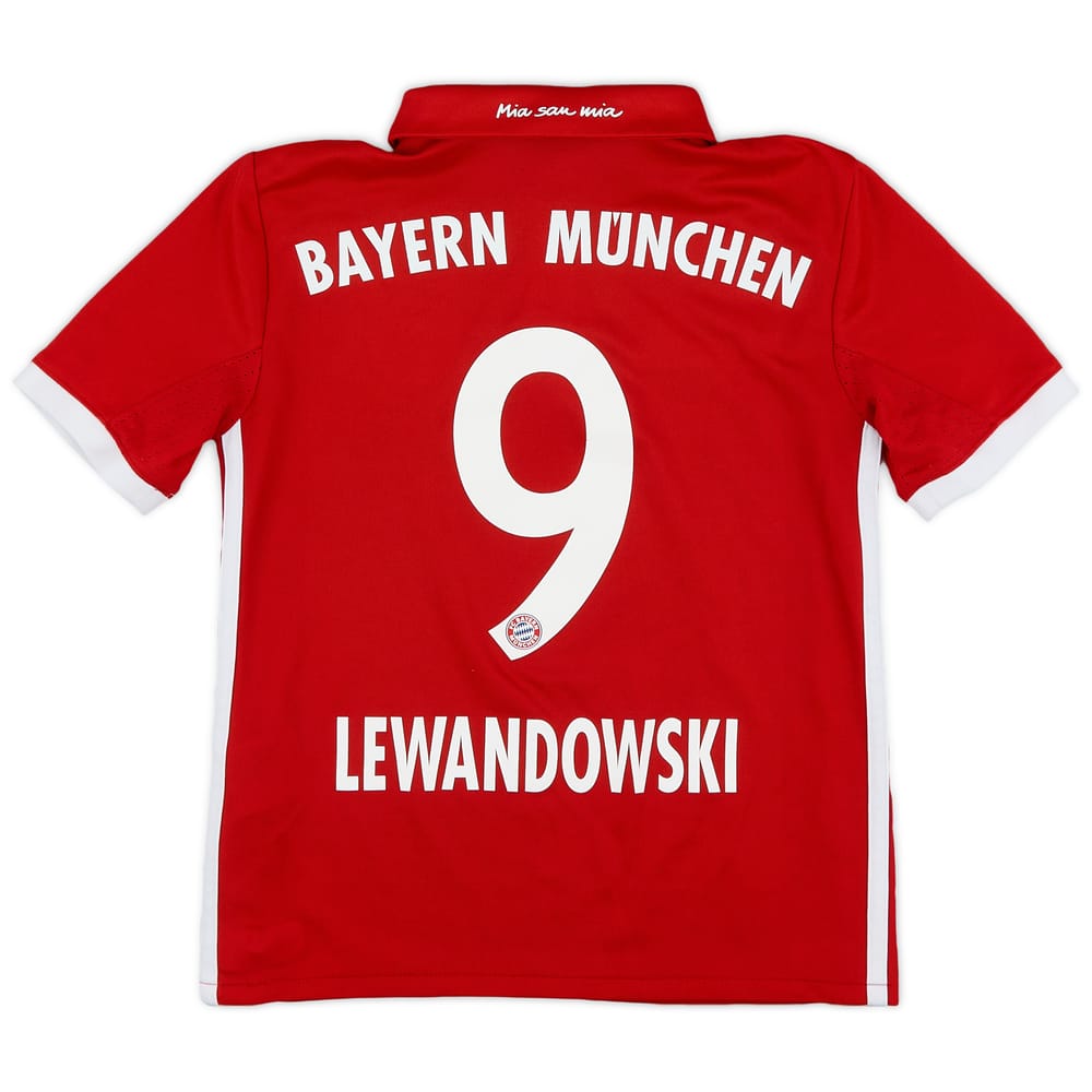 2016-17 Bayern Munich Home Shirt Lewandowski #9 - 9/10 - (S.Boys)