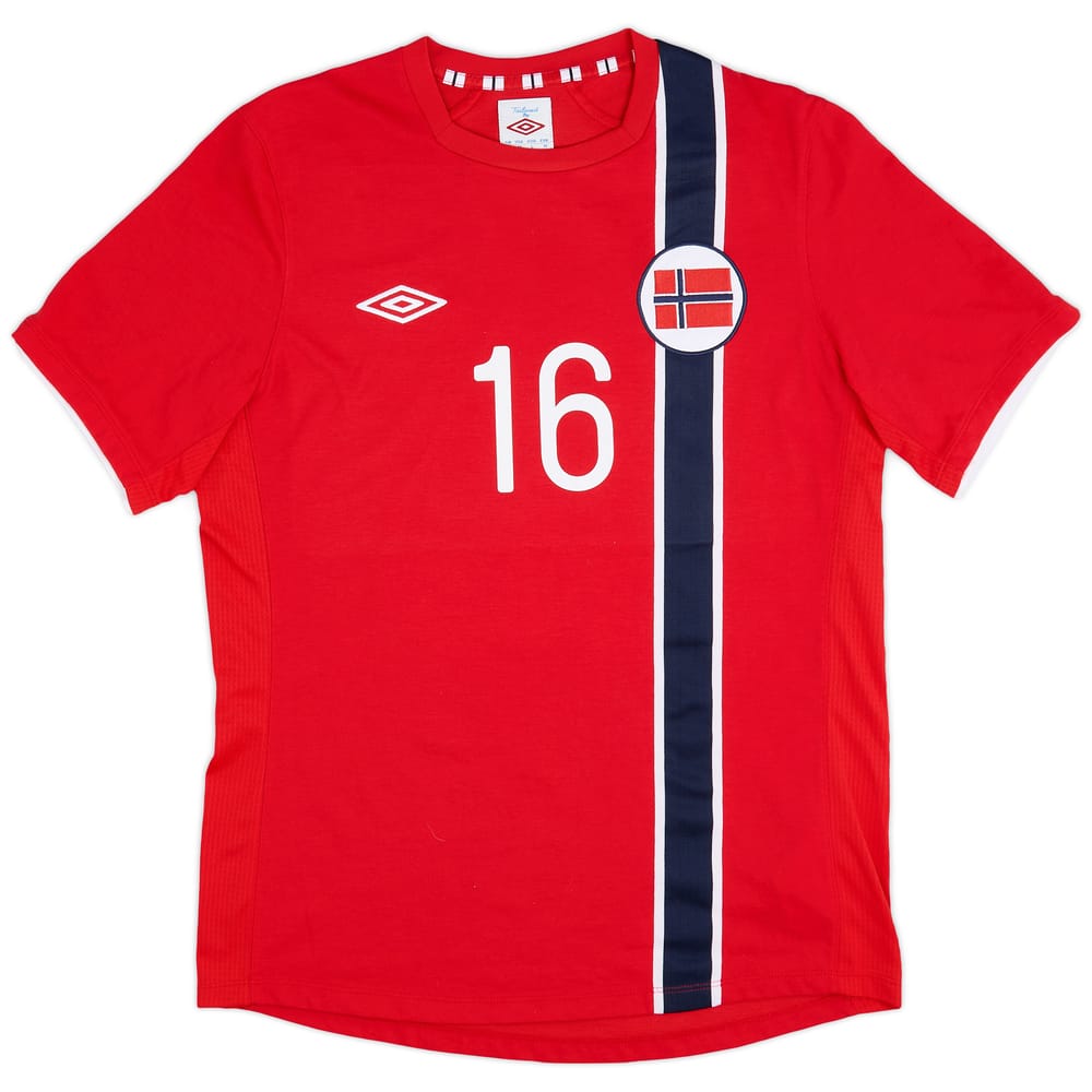 2012-13 Norway Home Shirt #16 - 9/10 - (M)