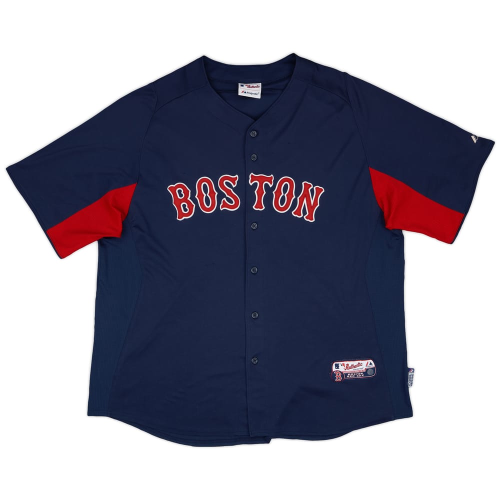 2011 Boston Red Sox Majestic Batting Practice Jersey - 7/10 - (XL)