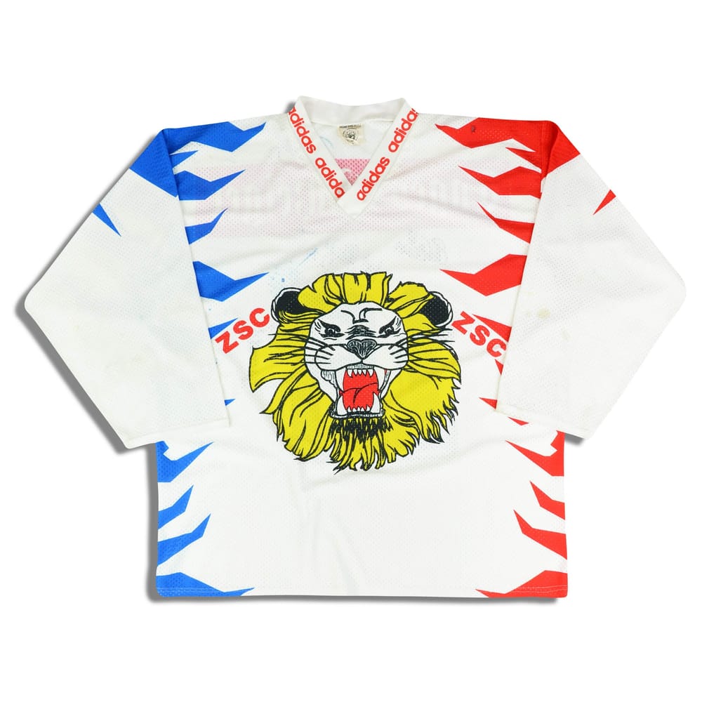 1990s ZSC Lions #16 Ochsner Signed Jersey (Home) L