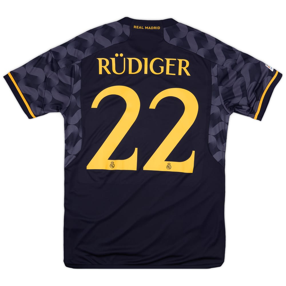 2023-24 Real Madrid Away CL Shirt Rudiger #22 - 9/10 - (M)