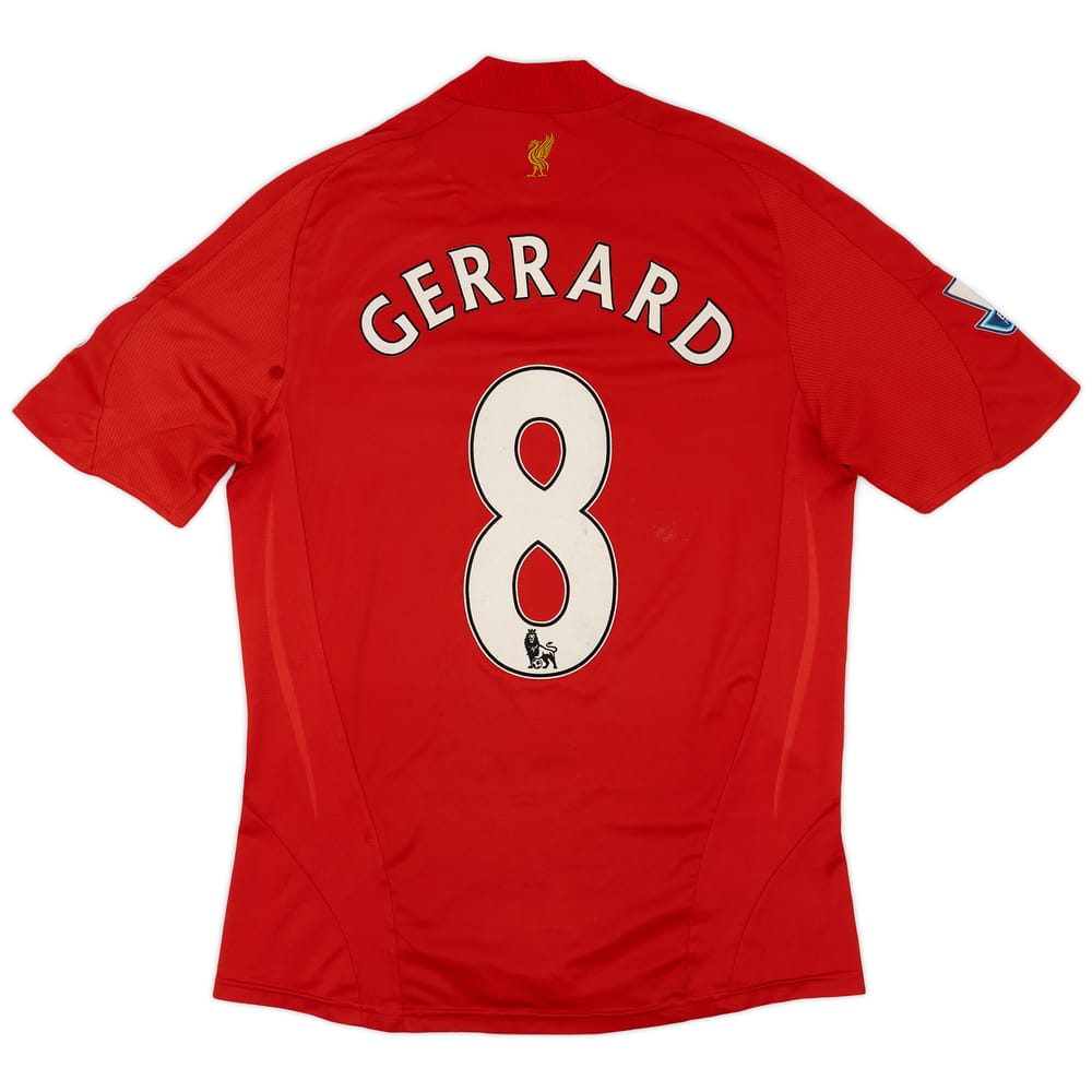 2008-10 Liverpool Home Shirt Gerrard #8 - 6/10 - (M)
