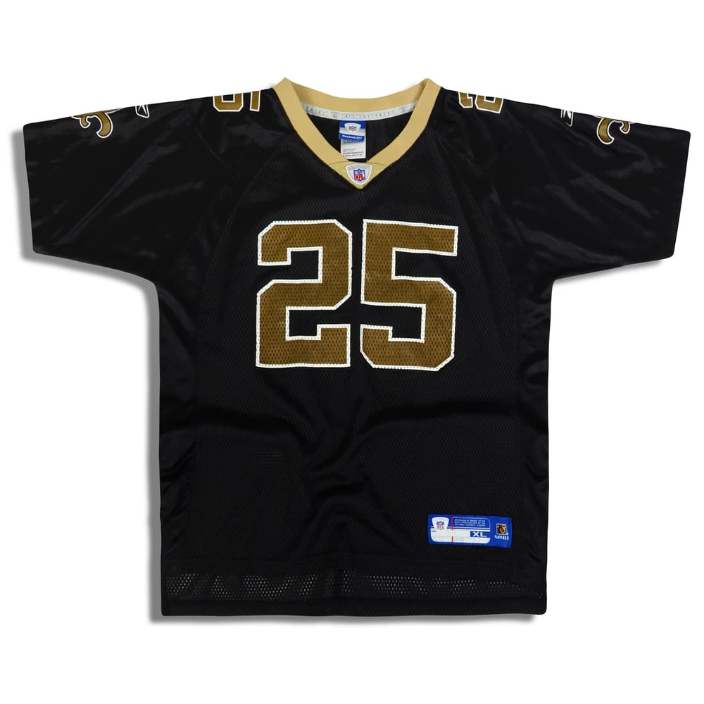 2006 New Orleans Saints Bush #25 Reebok On Field Jersey (Home) Y