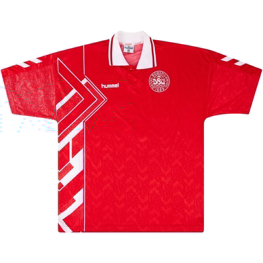 1994-96 Denmark Match Issue Home Shirt #2 (Rieper)