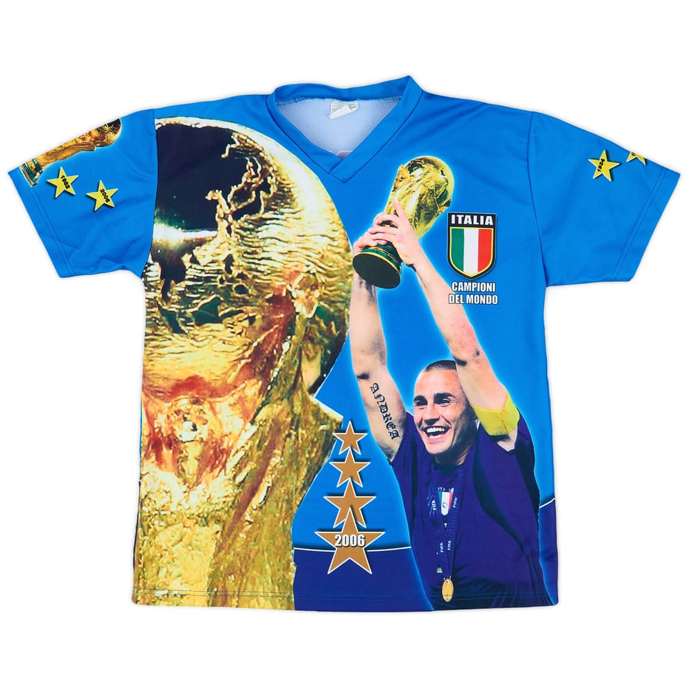 2006 Italy 'Campioni Del Mondo' Fan Shirt - 9/10 - (M.Boys)
