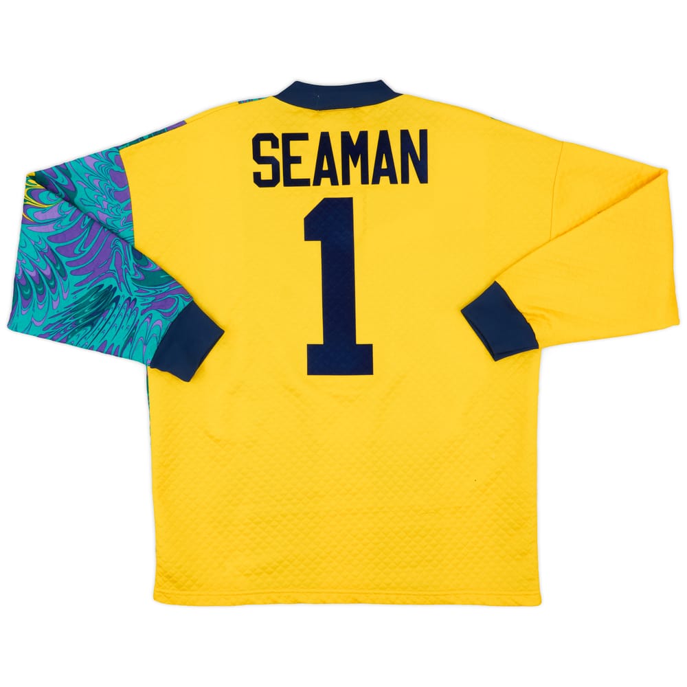 1995-96 England GK Shirt Seaman #1 - 9/10 - (M)
