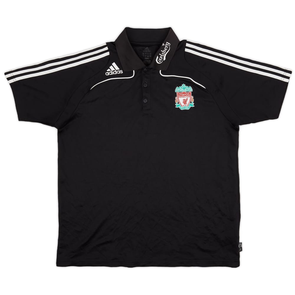 2008-09 Liverpool adidas Polo Shirt - 7/10 - (L)