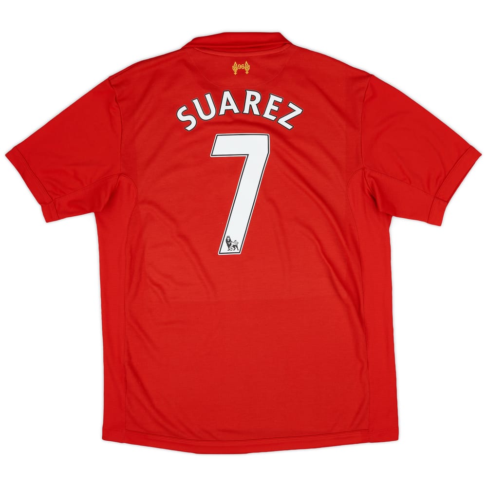 2012-13 Liverpool Home Shirt Suarez #7 - 6/10 - (XL)