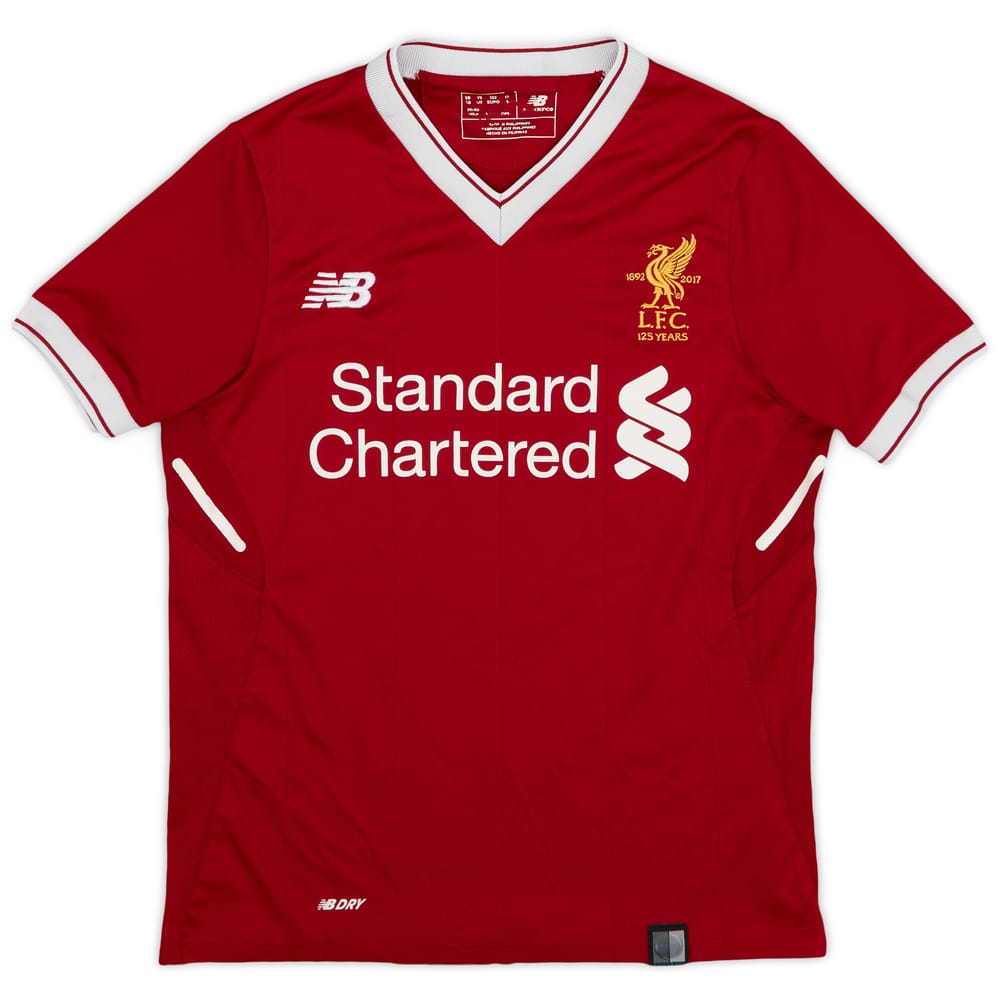 2017-18 Liverpool 125 Years Home Shirt - 6/10 - (S.Boys)