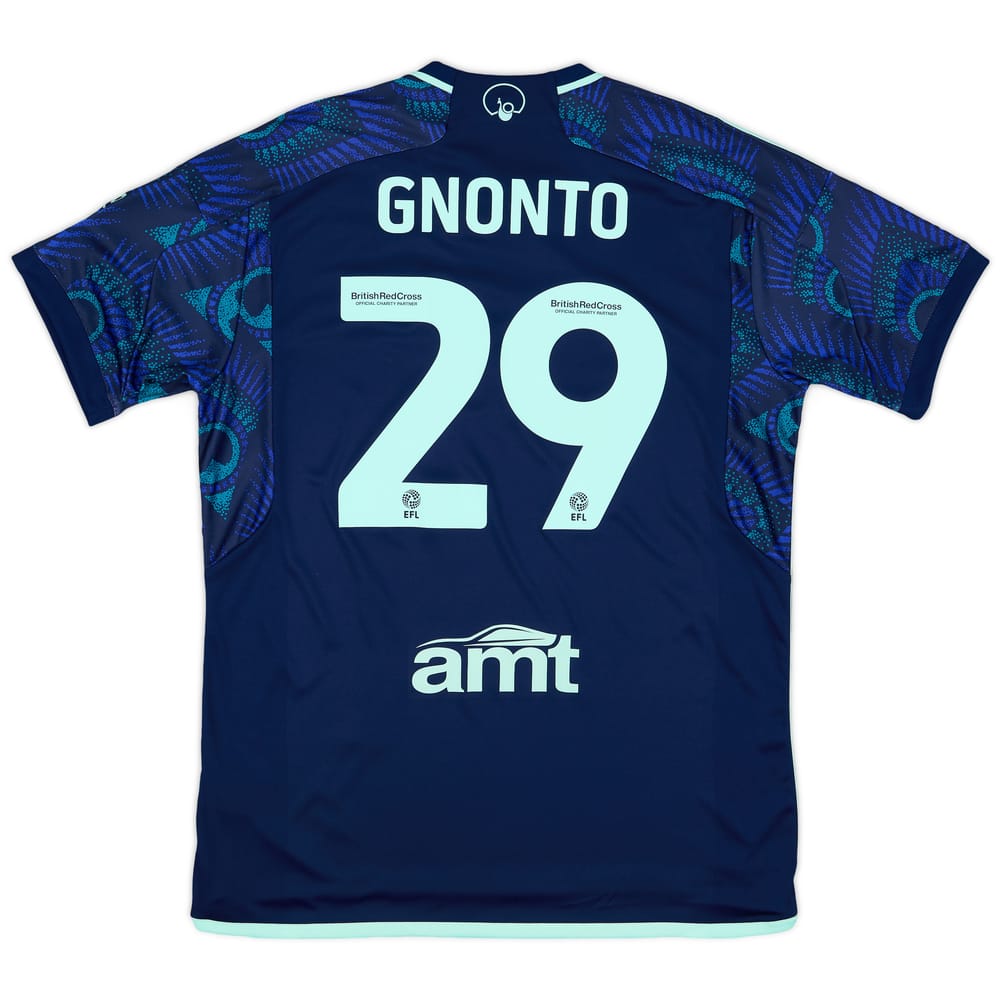 2023-24 Leeds United Away Shirt Gnonto #29
