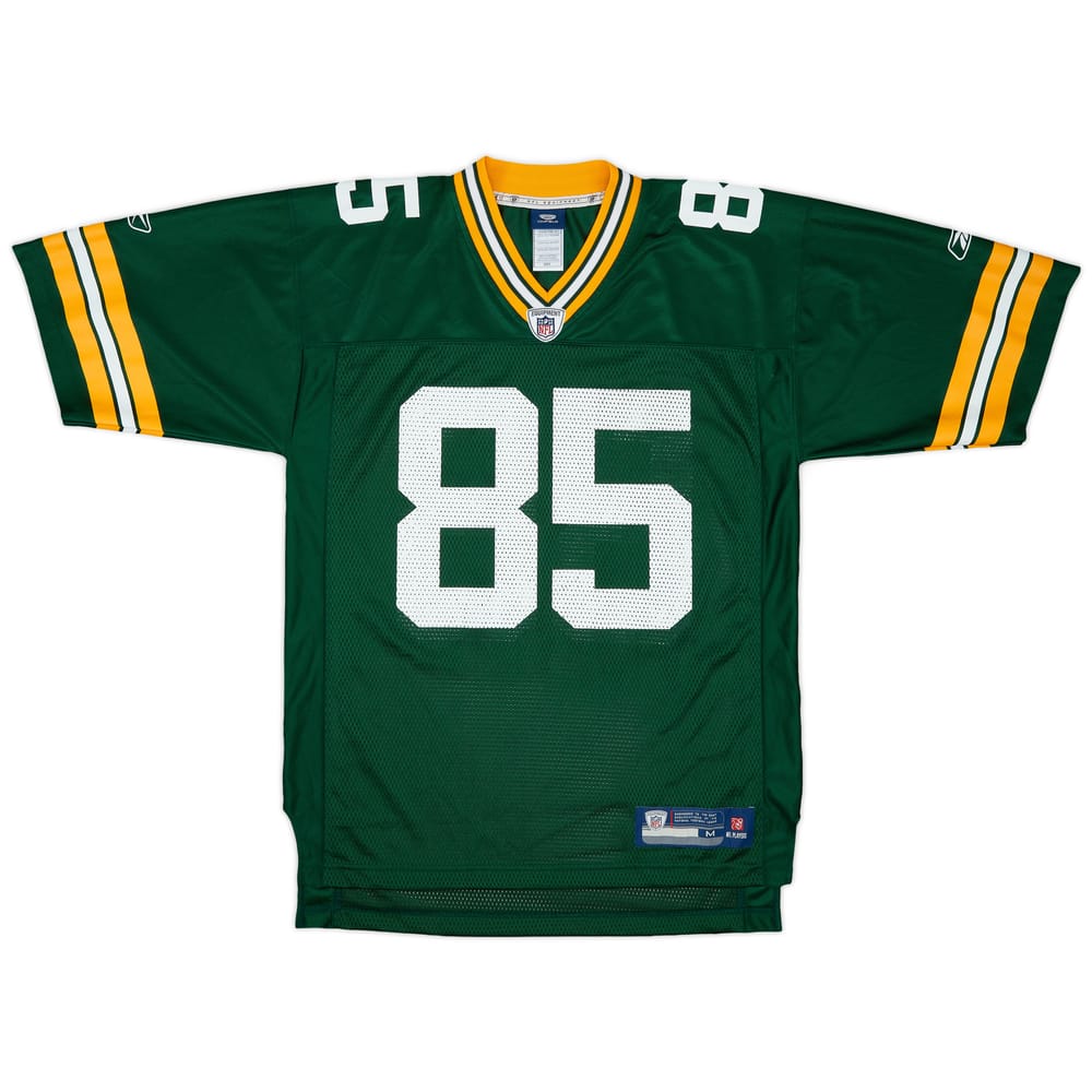 2008-11 Green Bay Packers Jennings #85 Reebok On Field Home Jersey - 9/10 - (M)