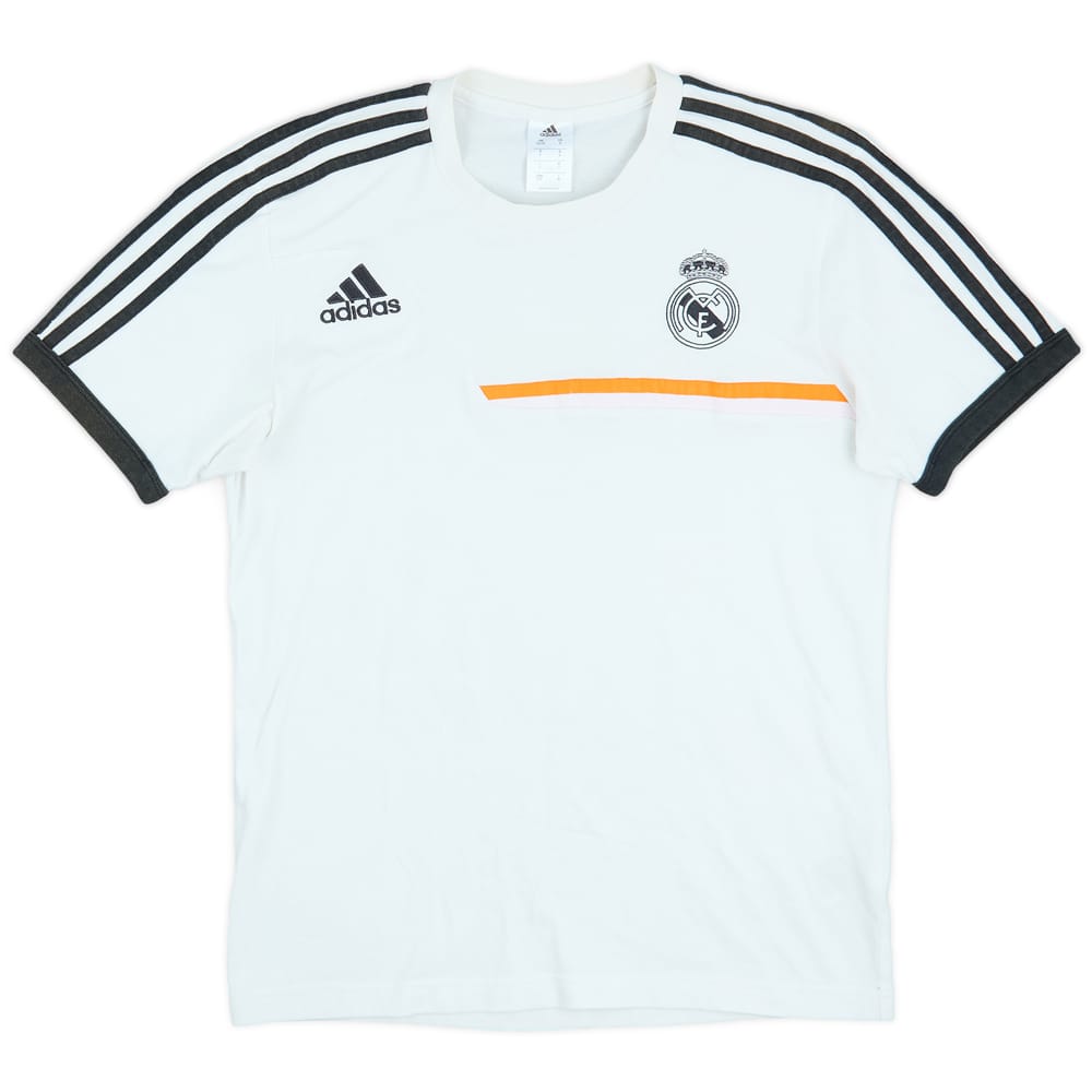 2013-14 Real Madrid adidas Cotton Tee - 8/10 - (S)