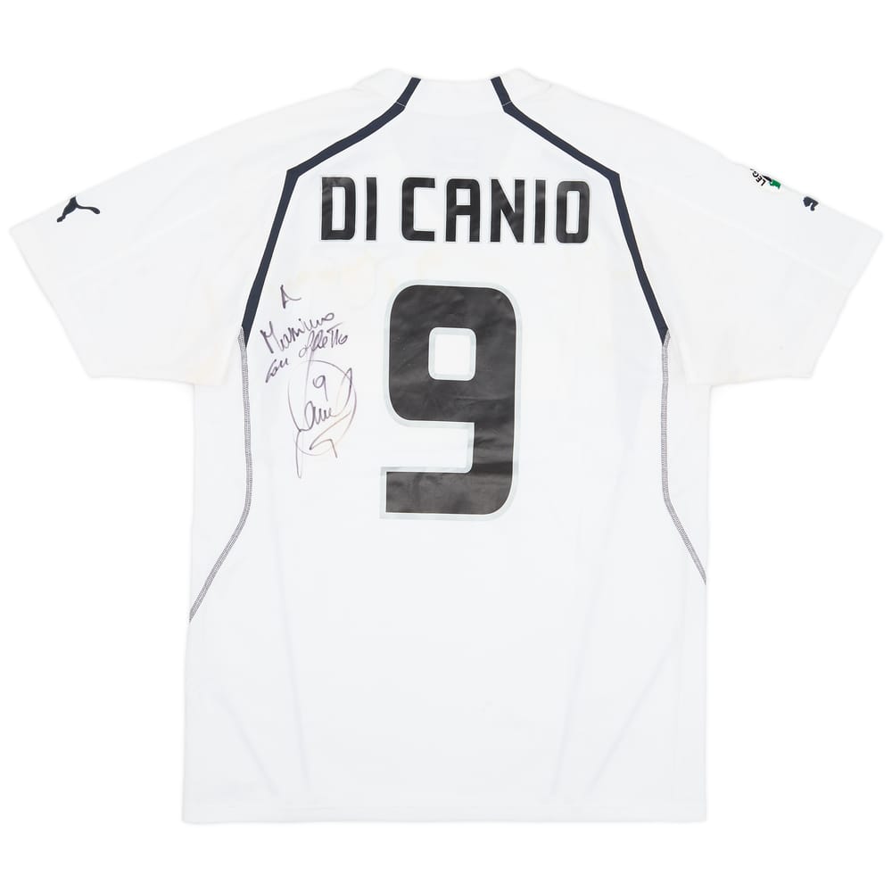 2004-05 Lazio Match Issue Signed Away Shirt Di Canio #9