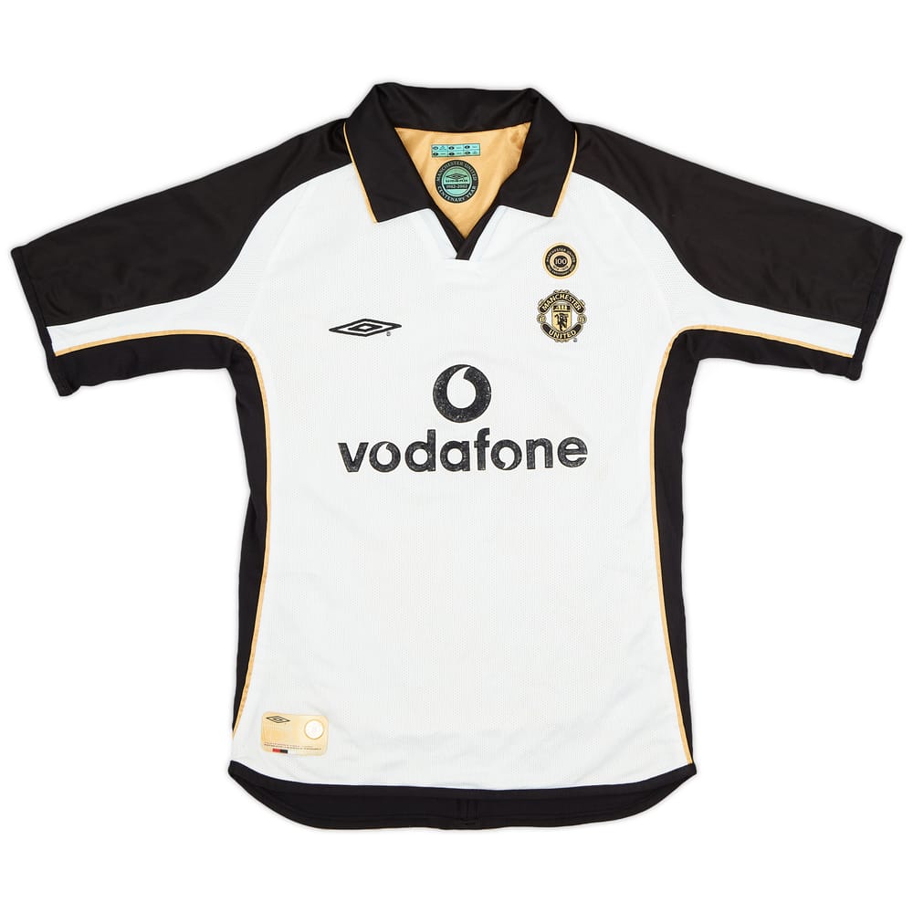 2001-02 Manchester United Centenary Away/Third Shirt - 7/10 - (S.Boys)
