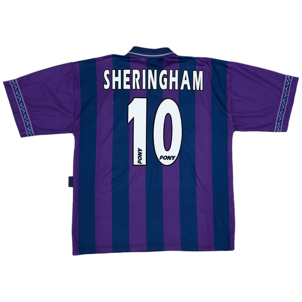 1995-97 Tottenham Away Shirt Sheringham #10 - 8/10 - (L)