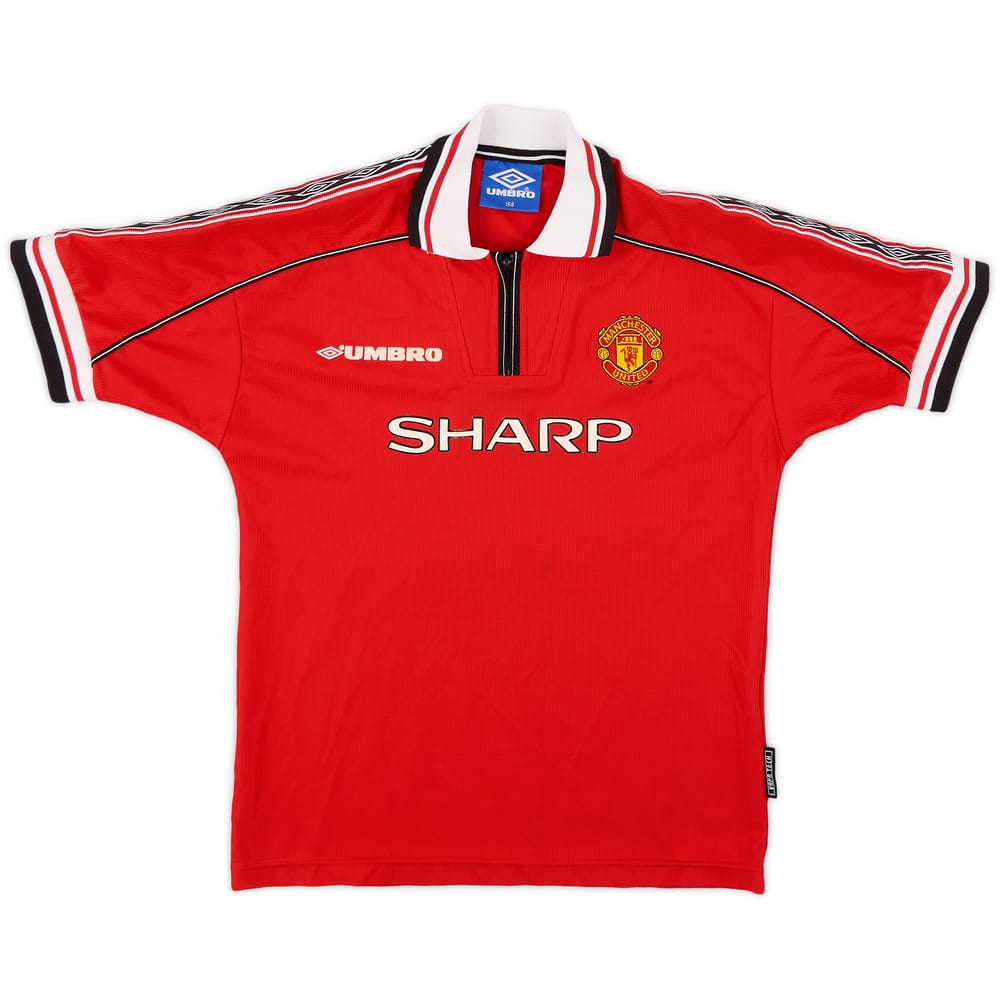 1998-00 Manchester United Home Shirt - 8/10 - (L.Boys)