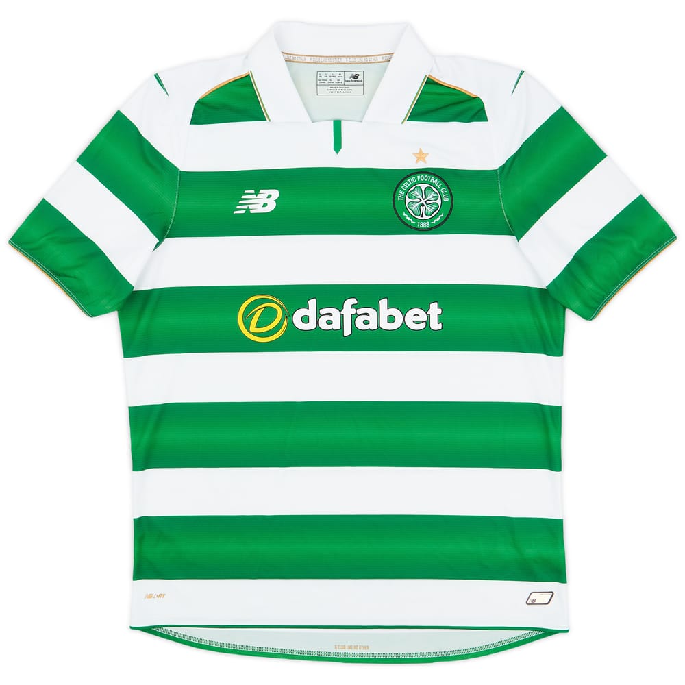 2016-17 Celtic Home Shirt - 9/10 - (L)