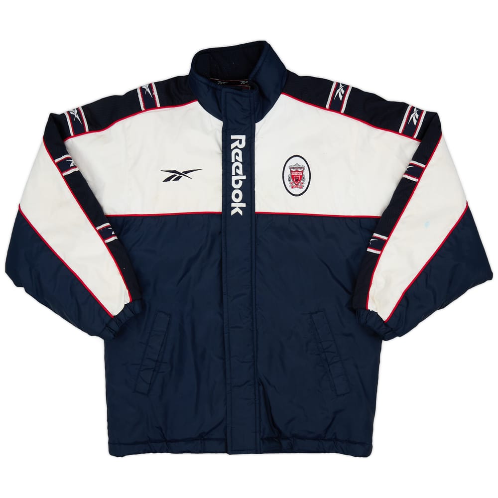 1998-99 Liverpool Reebok Padded Bench Coat - 5/10 - (L.Boys)