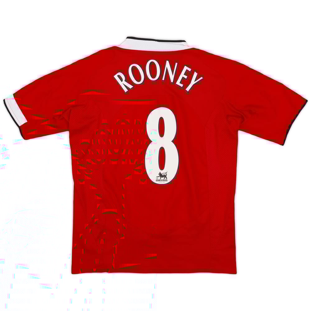 2004-06 Manchester United Home Shirt Rooney #8 - 6/10 - (M)