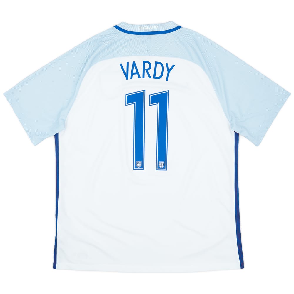 2016-17 England Home Shirt Vardy #11 - 7/10 - (XL)