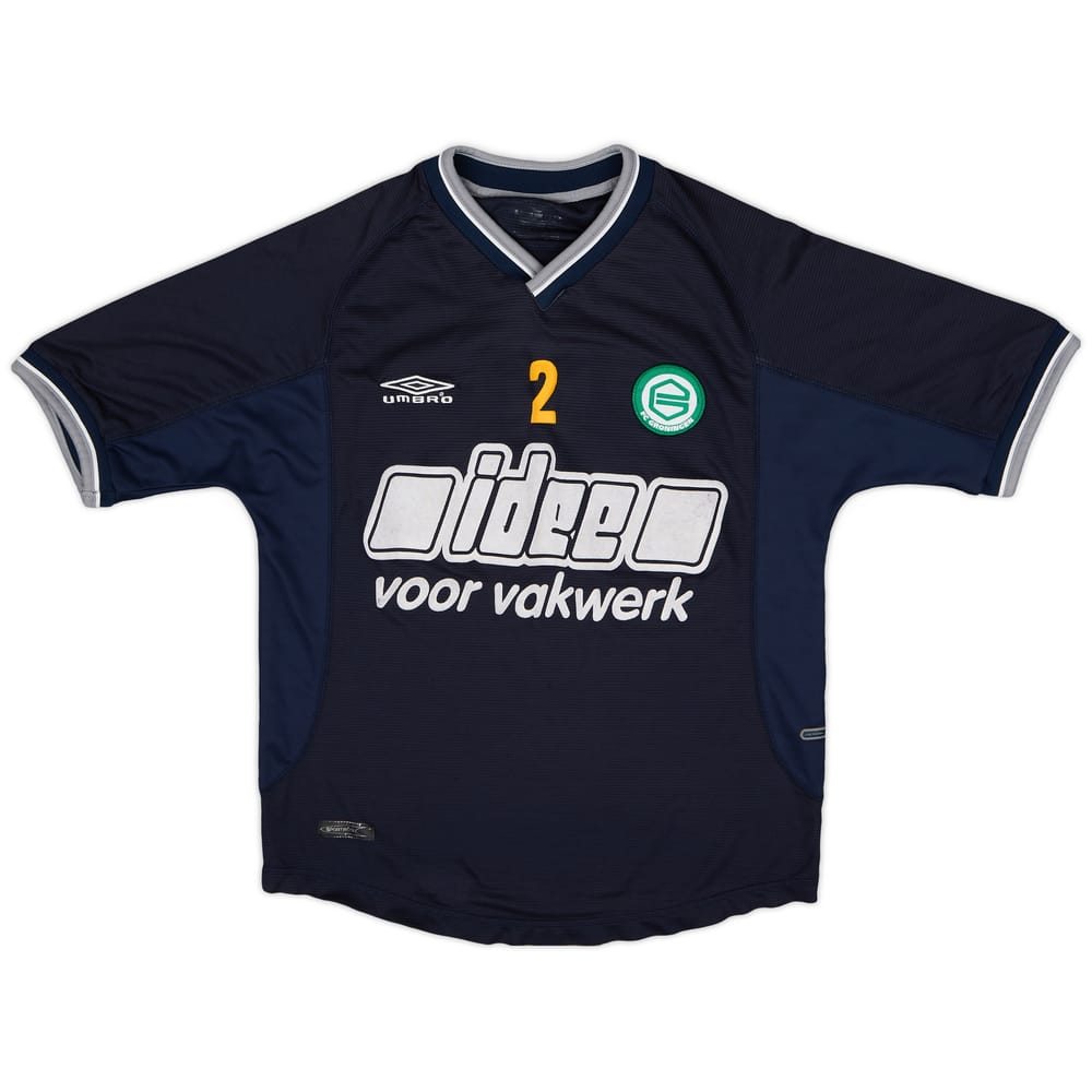 2001-02 Groningen Player Issue Umbro Training Shirt #2 - 8/10 - (S)