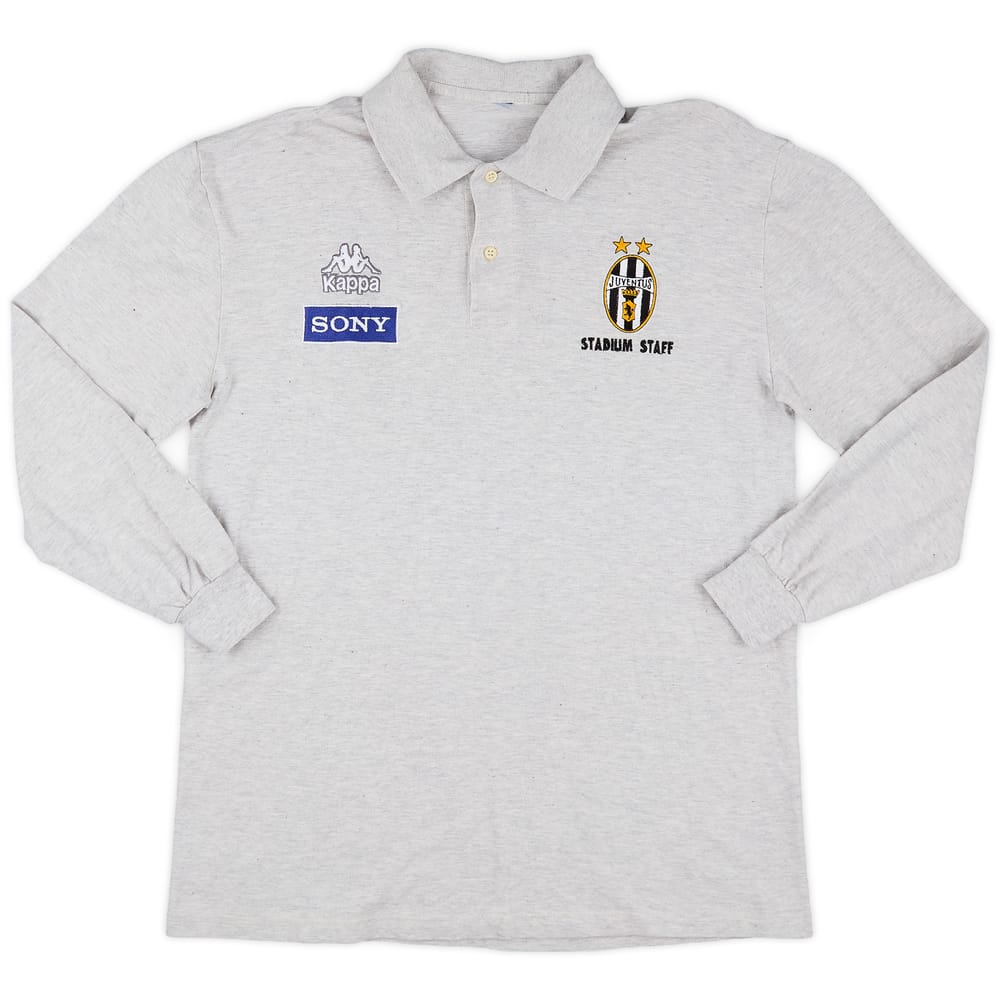 1998-99 Juventus 'Stadium Staff' Kappa Polo L/S Shirt - 8/10 - (M)