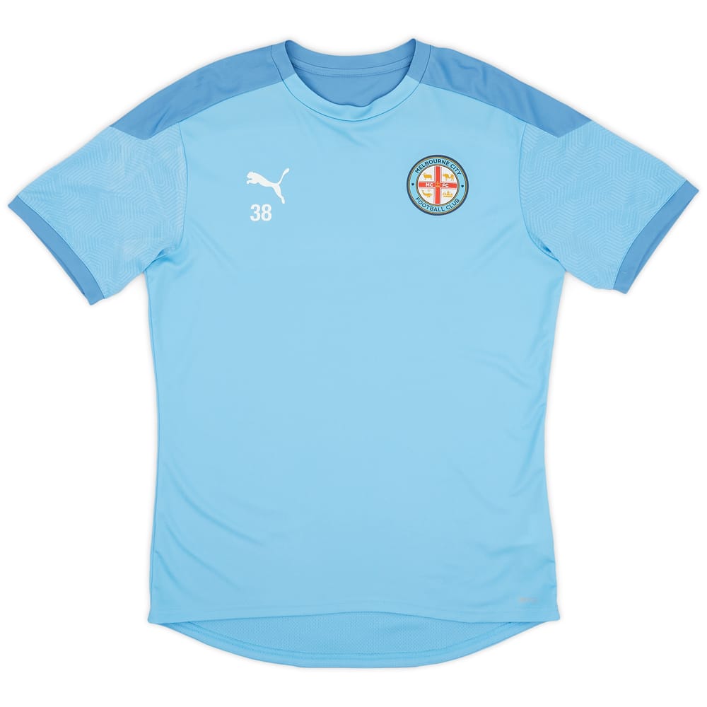 2019-20 Melbourne City Puma Player Issue Training Shirt #38 - 9/10 - (L)