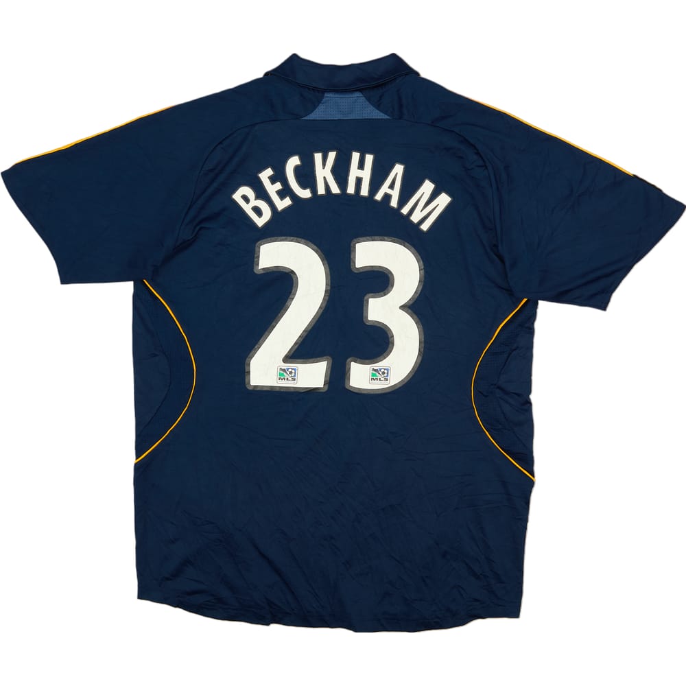 2007-08 LA Galaxy Away Shirt Beckham #23 - 4/10 - (XL.Boys)