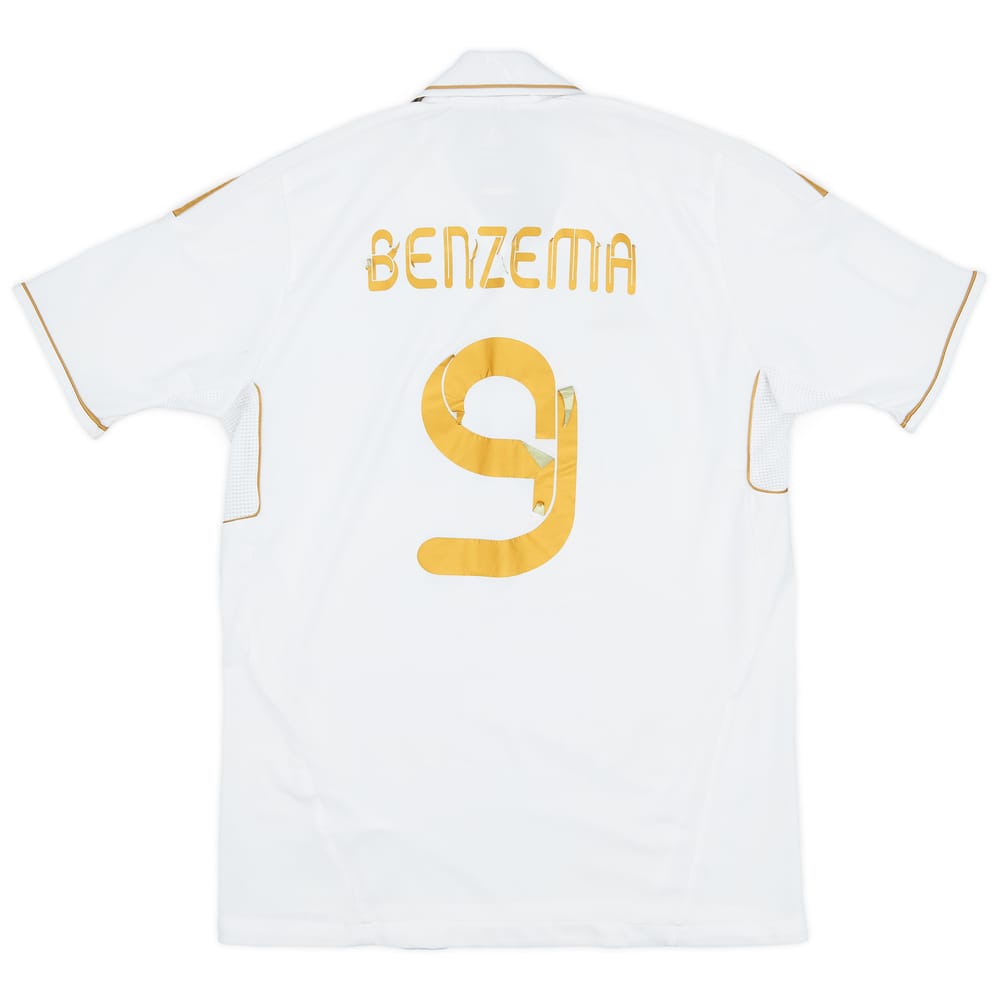 2011-12 Real Madrid Home Shirt Benzema #9 - 4/10 - (XL.Boys)
