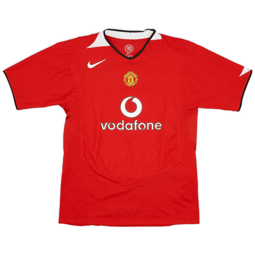 2004-06 Manchester United Home Shirt - 7/10 - (XL.Boys)
