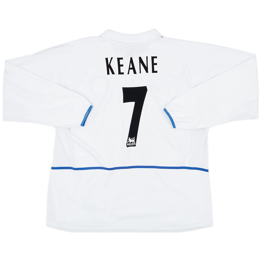2002-03 Leeds United Home L/S Shirt Keane #7 - 8/10 - (XXL)