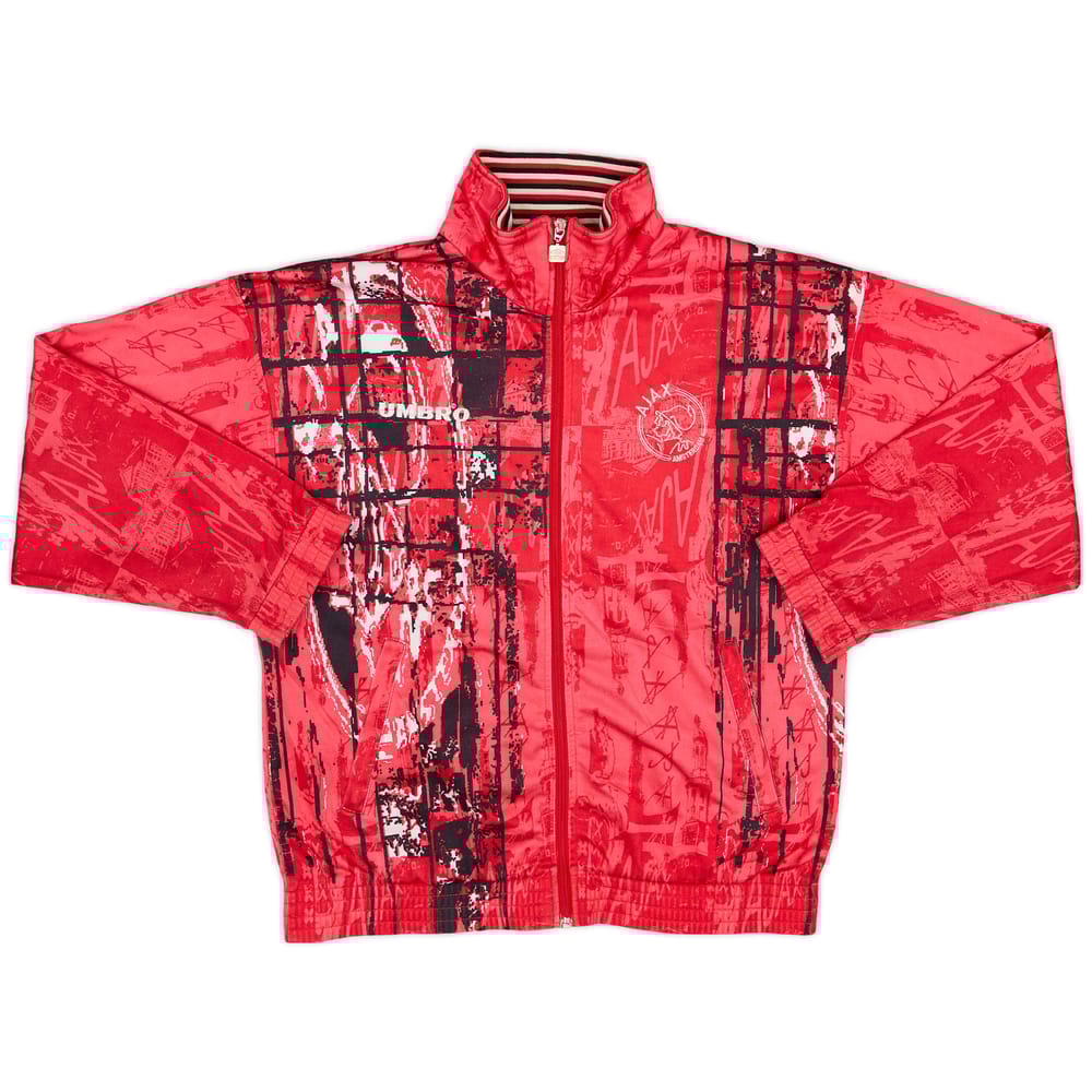 1995-96 Ajax Umbro Track Jacket - 8/10 - (L)