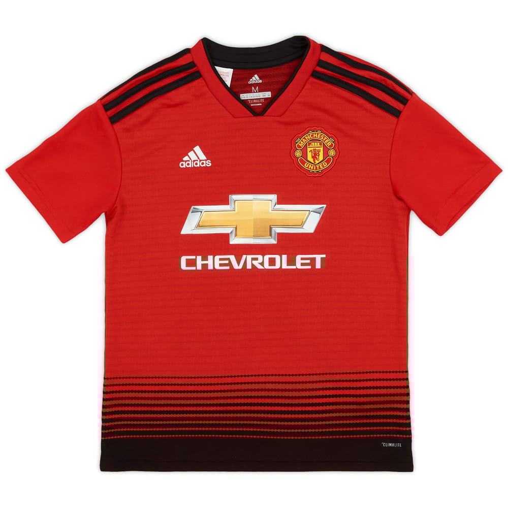 2018-19 Manchester United Home Shirt - 8/10 - (M.Boys)