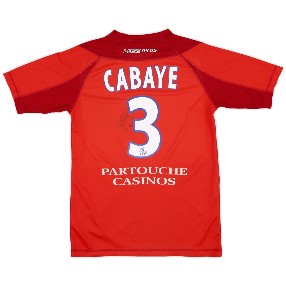 2004-05 Lille Home Shirt Cabaye #3 - 7/10 - (L)