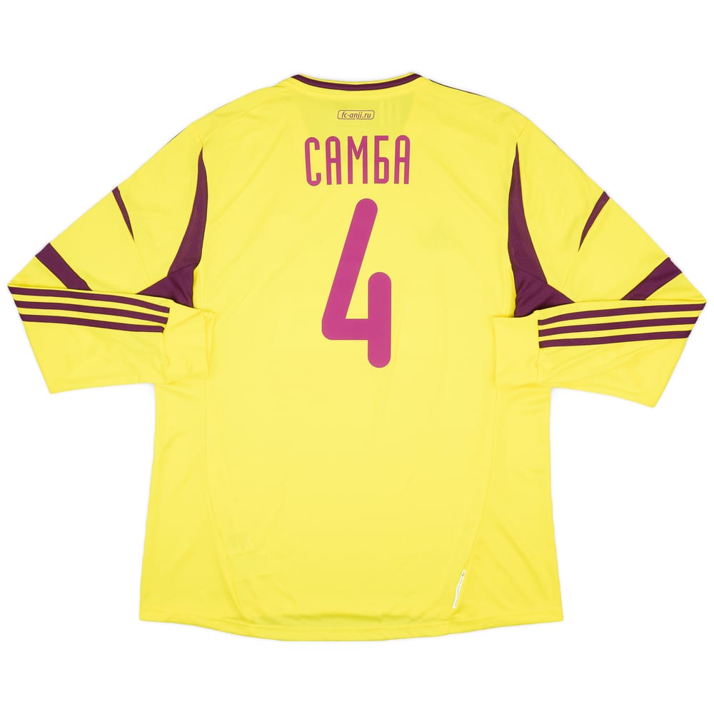 2012-13 Anzhi Makhachkala Home L/S Shirt Samba #4 (XXL)