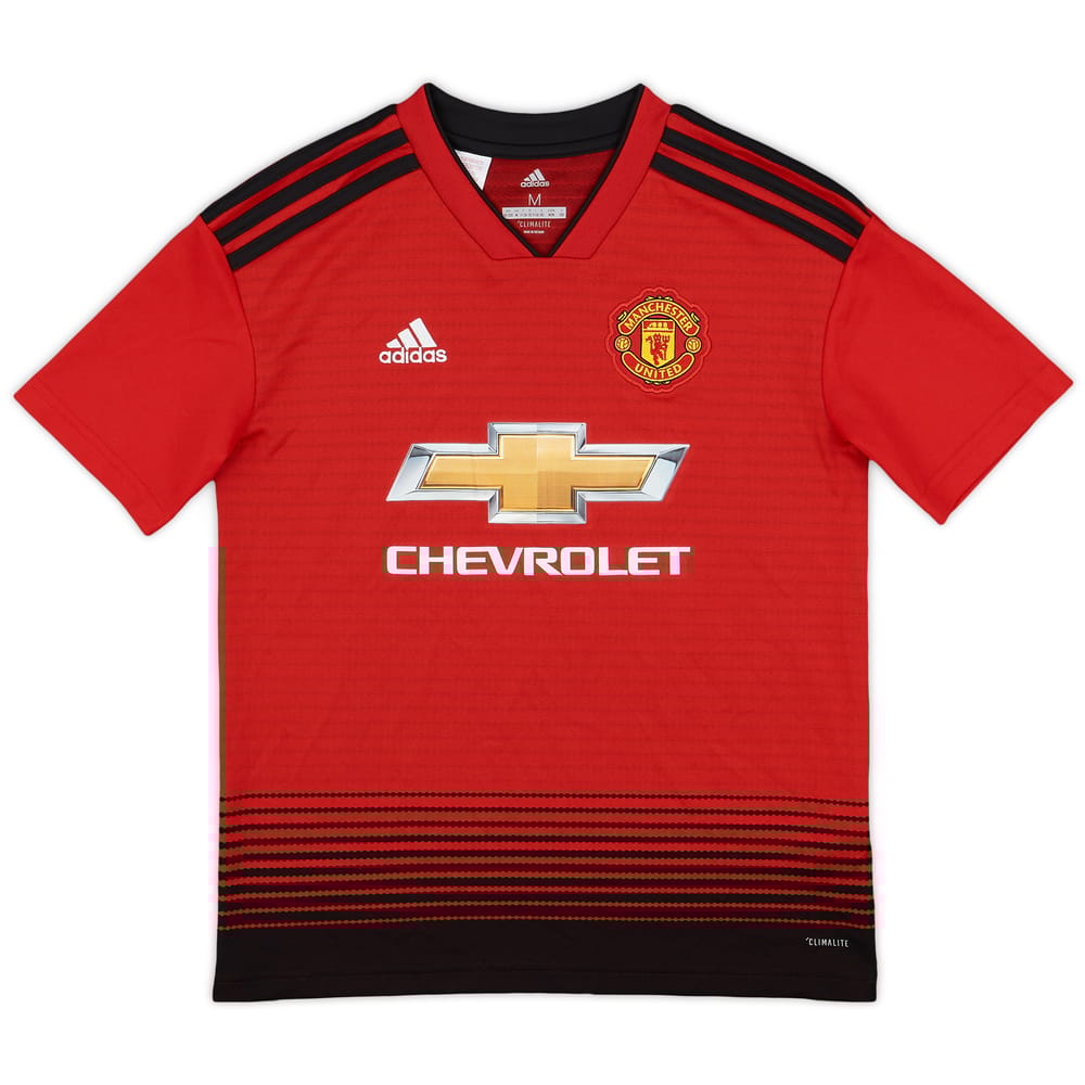 2018-19 Manchester United Home Shirt - 9/10 - (M.Boys)