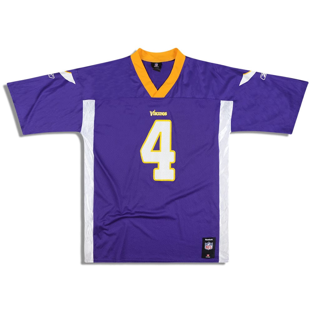 2009-10 Minnesota Vikings Favre #4 Reebok Replica Jersey (Home) Y