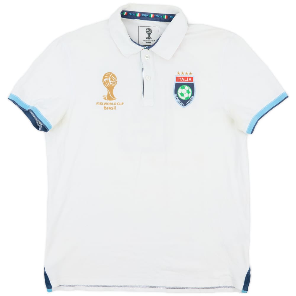 2014 Italy World Cup Polo Shirt - 7/10 - (XL)