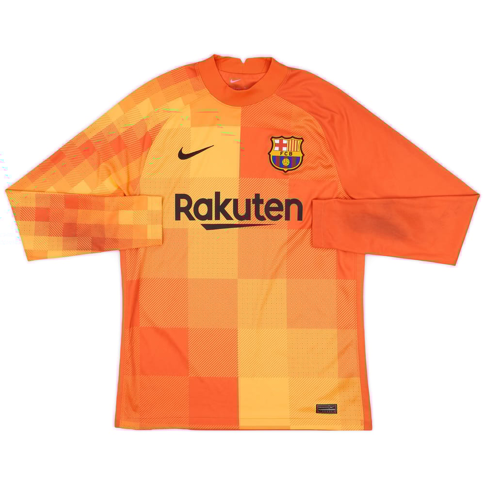 2021-22 Barcelona GK Shirt - 7/10 - (M)