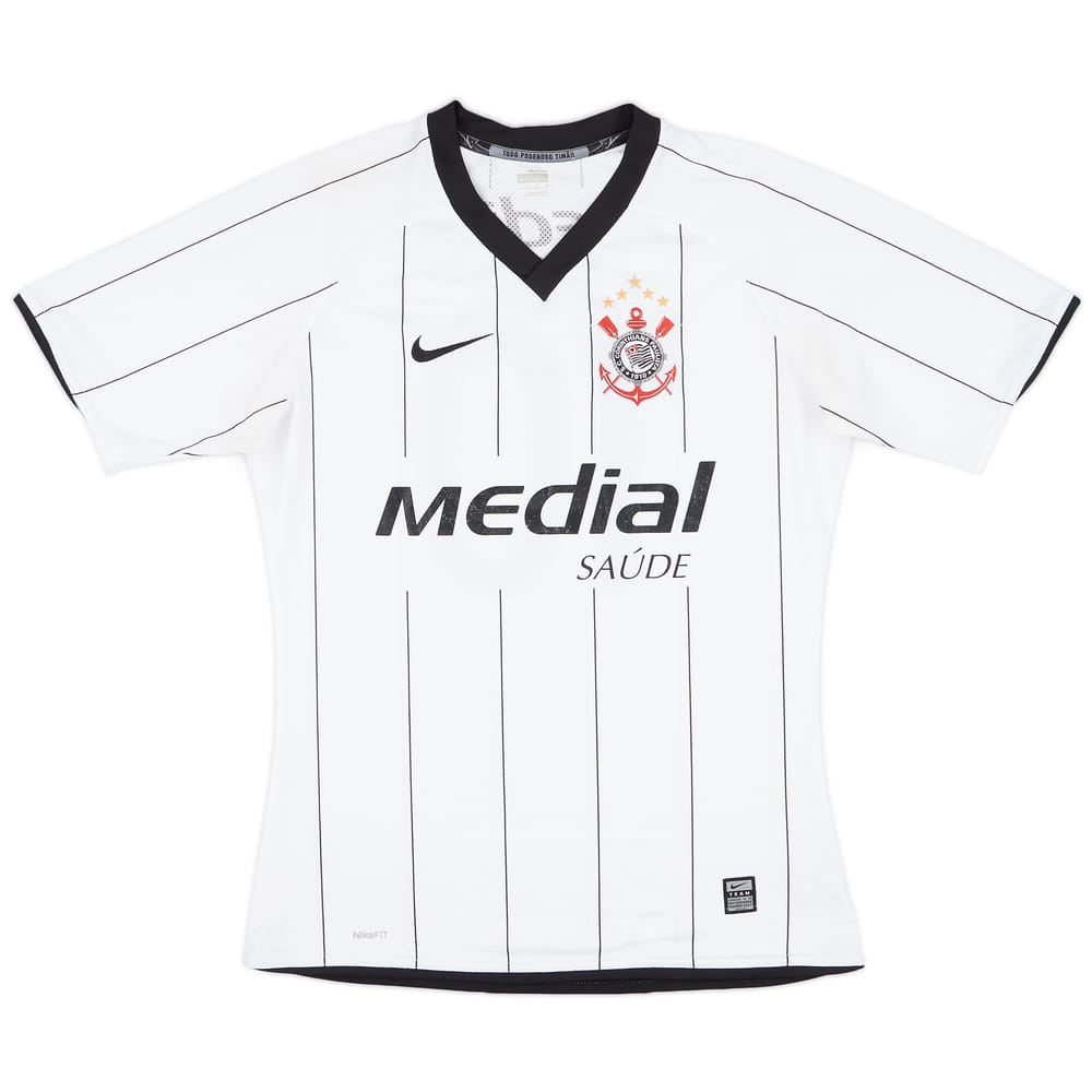 2008 Corinthians Home Shirt #10 - 6/10 - (L)