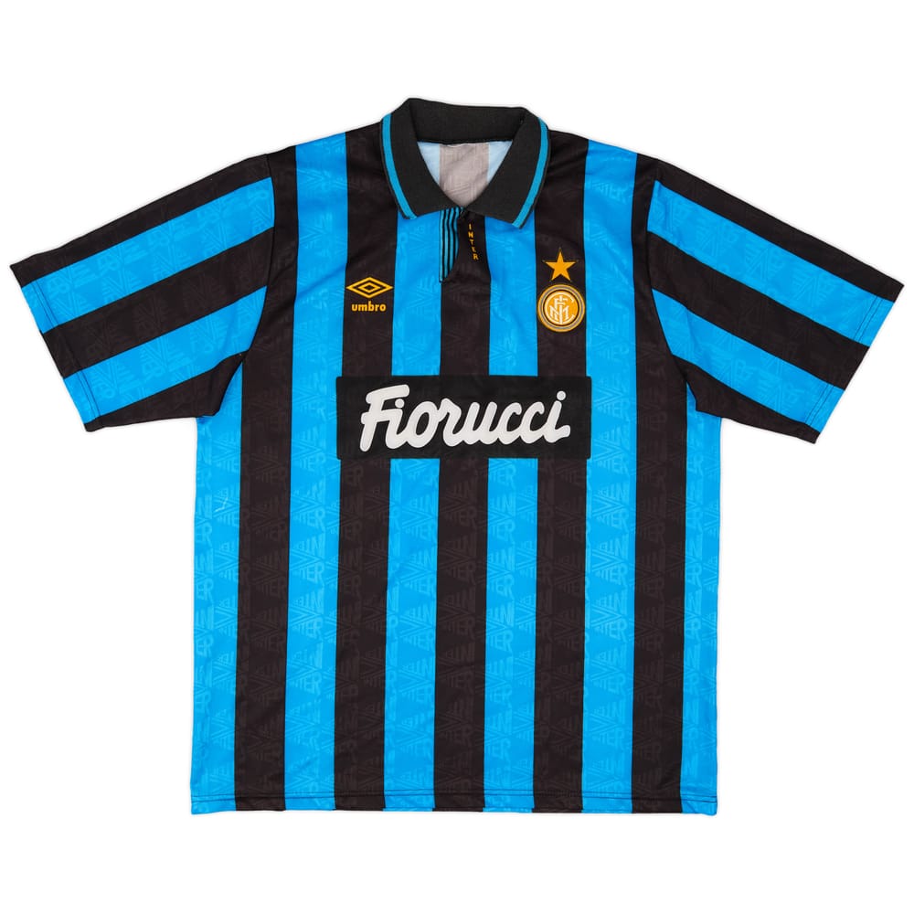 1992-94 Inter Milan Home Shirt - 8/10 - (L)