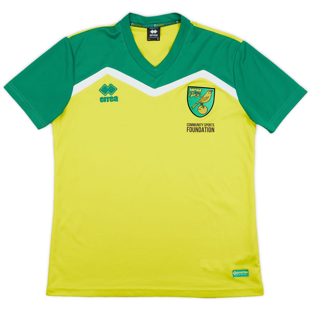 2016-17 Norwich Errea Training Shirt - 9/10 - (S)